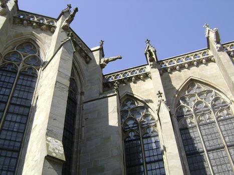La basilique Saint Nazaire, ancienne cathédrale médiévale, dans la Cité de Carcassonne