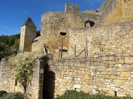 Le château de Castelnaud domine le village et la vallée de la Dordogne