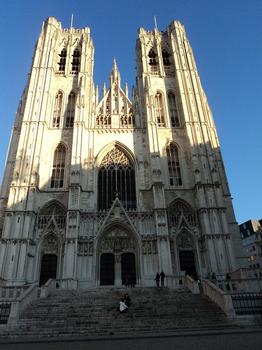 La cathédrale des saints Michel et Gudule à Bruxelles