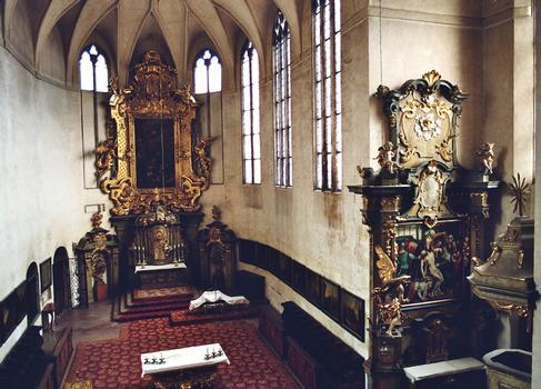 La chapelle royale dans l'ancien palais du château de Prague