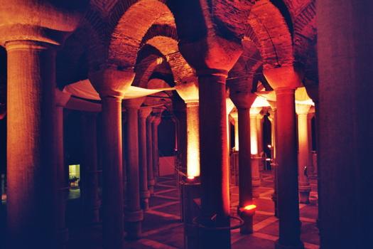 Cistern of a Thousand and One Columns in Istanbul