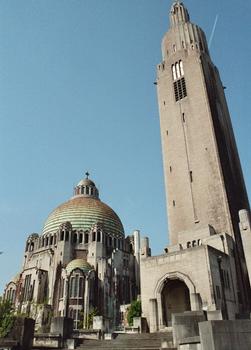 La basilique Notre-Dame du Sacré-Coeur, appelée aussi basilique de Cointe, à Liège