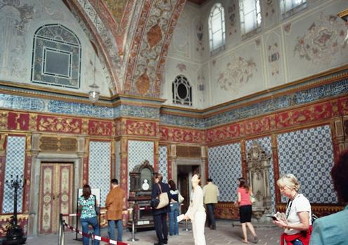 La chambre de la reine mère (valide sultan) dans le harem du palais de Topkapi (Istanbul)
