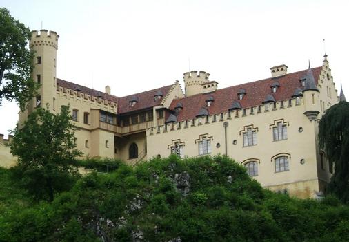 Le château de Hohenschwangau, près de Schwangau (Bavière), un des ouvrages voulus par Louis II