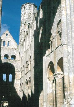 Les ruines de l'abbaye de Jumièges (Seine-Maritime)