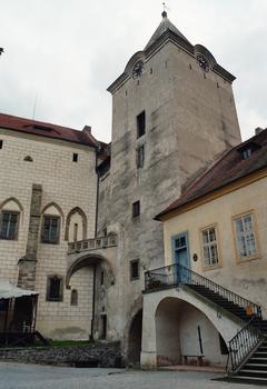 Le château de Krivoklat, en Bohême (République tchèque)