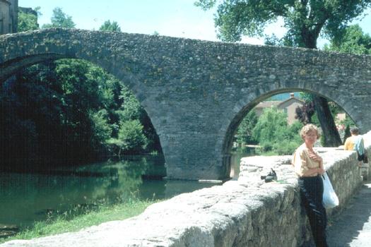 Le Vigan (Gard): le pont roman (estimé du 12e siècle)