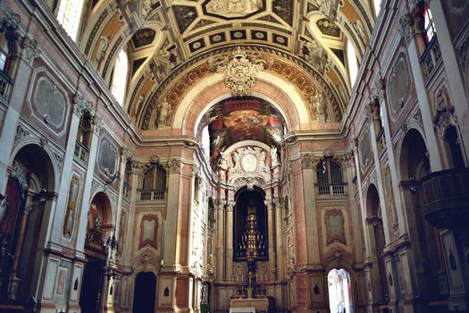 L'église baroque Nossa Senhora do Encarnacao (Notre-Dame de l'Incarnation), située largo do Chiado, fait face à sa jumelle, Nossa Senhora de Loreto