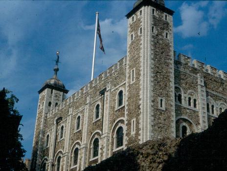 La white tower, au centre de la Tour de Londres