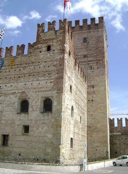 Le castello inferiore (château du bas) de Marostica (Vénétie)