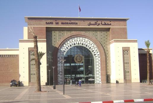 La gare ferroviaire de Marrakech