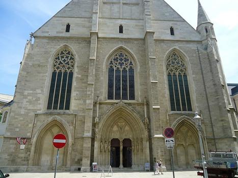 La Minoritenkirche, sur la Minoritenplatz de Vienne