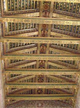 Le plafond de la cathédrale (duomo) de Monreale (Sicile)
