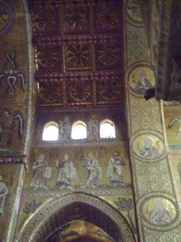 L'intérieur de la cathédrale (duomo) de Monreale