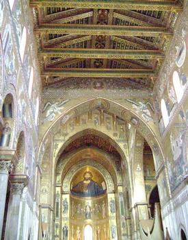 L'intérieur de la cathédrale (duomo) de Monreale