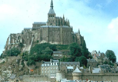 Le Mont-Saint-Michel, en Normandie (Manche), et son abbaye
