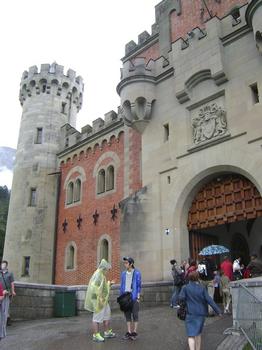 Le château de Neuschwanstein, voulu par Louis II de Bavière, près de Schwangau