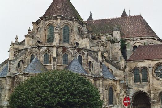 Le chevet de la cathédrale Notre-Dame de Noyon (Oise)