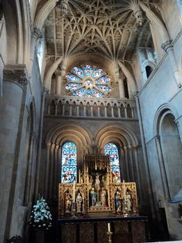 L'intérieur et la voûte de Christ Church Cathedral (Oxford)