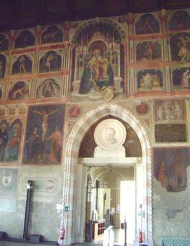 Les fresques des murs du palazzo della Ragione (palais de Justice) de Padoue sont dues au peintre Nicolo Miretto et furent achevées vers 1450