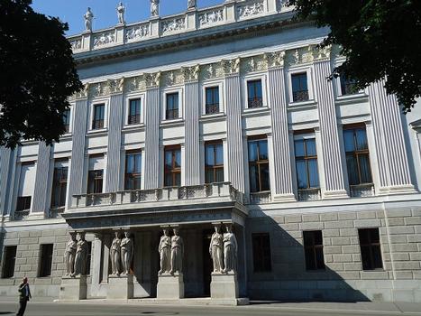 Le bâtiment du Parlement autrichien, à Vienne, sur le Dr-Karl-Lueger-Ring