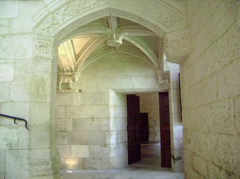 Le rez-de-chaussée du château de Puyguilhem, à Villars