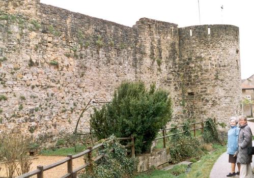 Medieval city walls of Rodemack
