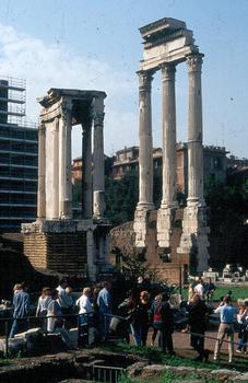 Forum Romanum. Tempel des Castor und des Pollux