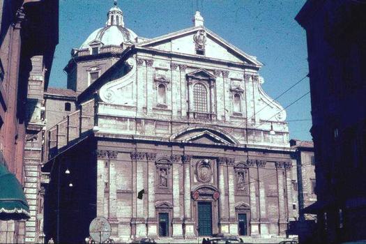 L'église du Gesu, typique du style baroque jésuite, à Rome