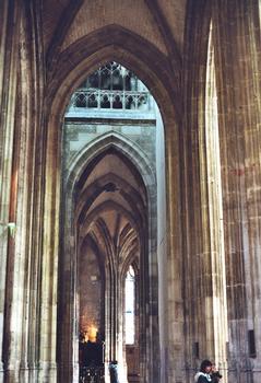 L'intérieur de l'église Saint-Maclou à Rouen