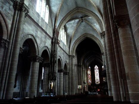 L'intérieur de l'église Notre-Dame de Rouffach (14e siècle)