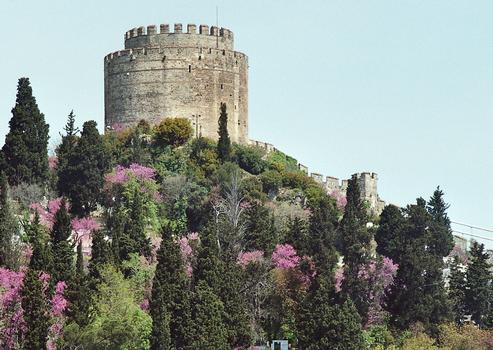 La forteresse de Rumeli Hisar (Istanbul), vue du Bosphore