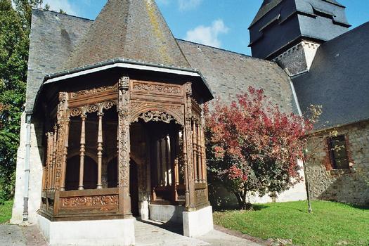 L'église de Ry (Seine-Maritime), du 12e siècle, et son porche sculpté (16e siècle)