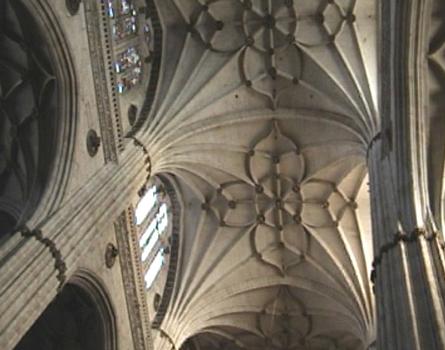 Les voûtes de la cathédrale de Salamanque, du 16e siècle