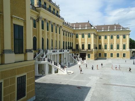 La façade nord du château de Schönbrunn