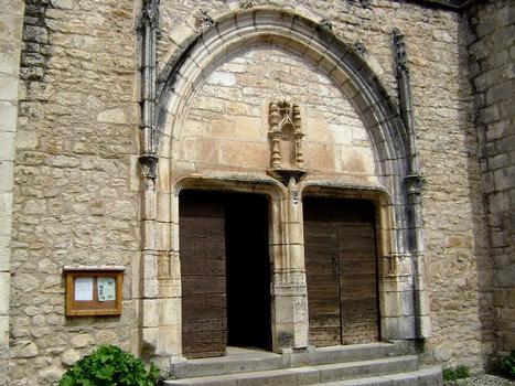 L'église fortifiée de Saint-Circq Lapopie (Lot)
