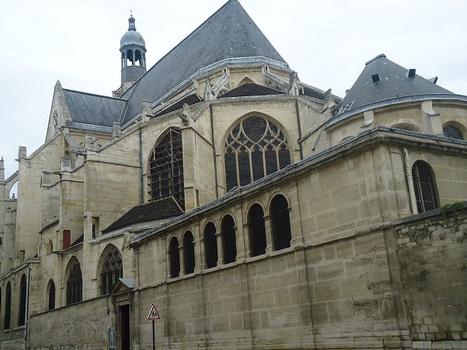 Le chevet de l'église Saint-Etienne-du Mont (Paris 5e)