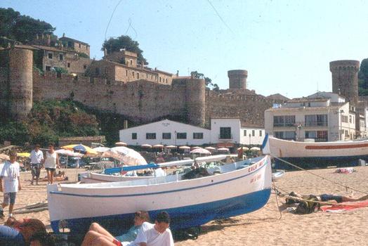 Tossa de Mar city walls