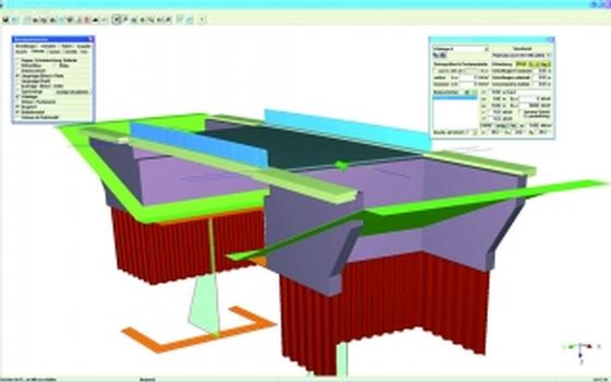 Effiziente Software für den Brückenbau mit kostengünstigem Modul für Einfeldbrücken