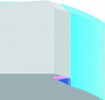 Bild3. Tropfkantenprofil Typ T3 – anstelle üblicher Wassernasen (Grafiken: KORTE Bauteile)