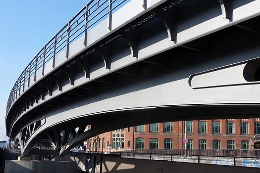 Binnenhafen Viaduct for Hamburg elevated transit system