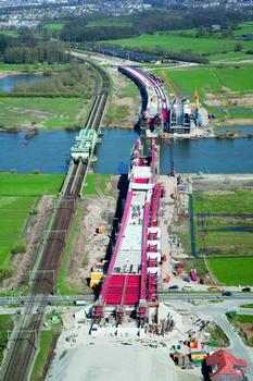 Zwolle Railroad Bridge, Spectacular new bridge over the Ijssel