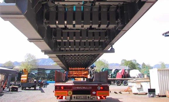 Transportation of a complete, 18 meters long Modular Expansion Joint