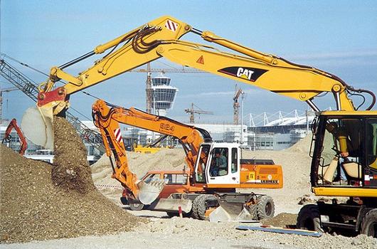 Munich Airport: Terminal 2 construction site