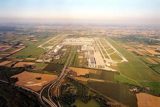 Aéroport de Munich: vue générale