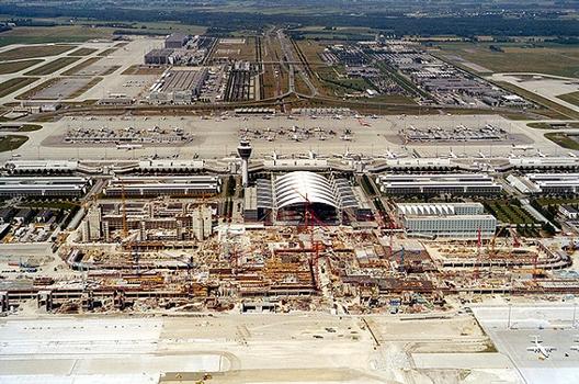 Aéroport de Munich: Aérogare 2 en construction