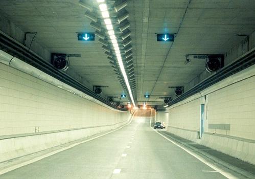 Der Kinkempois-Tunnel vor der Verkehrsfreigabe
