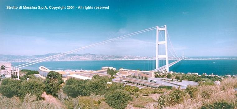 Messina Straits Bridge, preliminary design