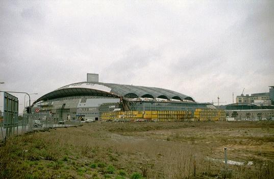 Messe Frankfurt - Halle 3Außenansicht während der Bauphase