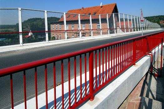 Saalebrücke Naumburg-Roßbach (B 180) - Geländer und Lärmschutzwand